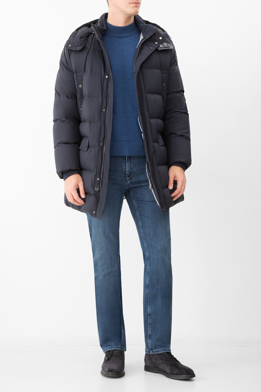 пуховик  модель из линейки sr luxury tech M9J3400120 PA001H 5011 на официальном сайте