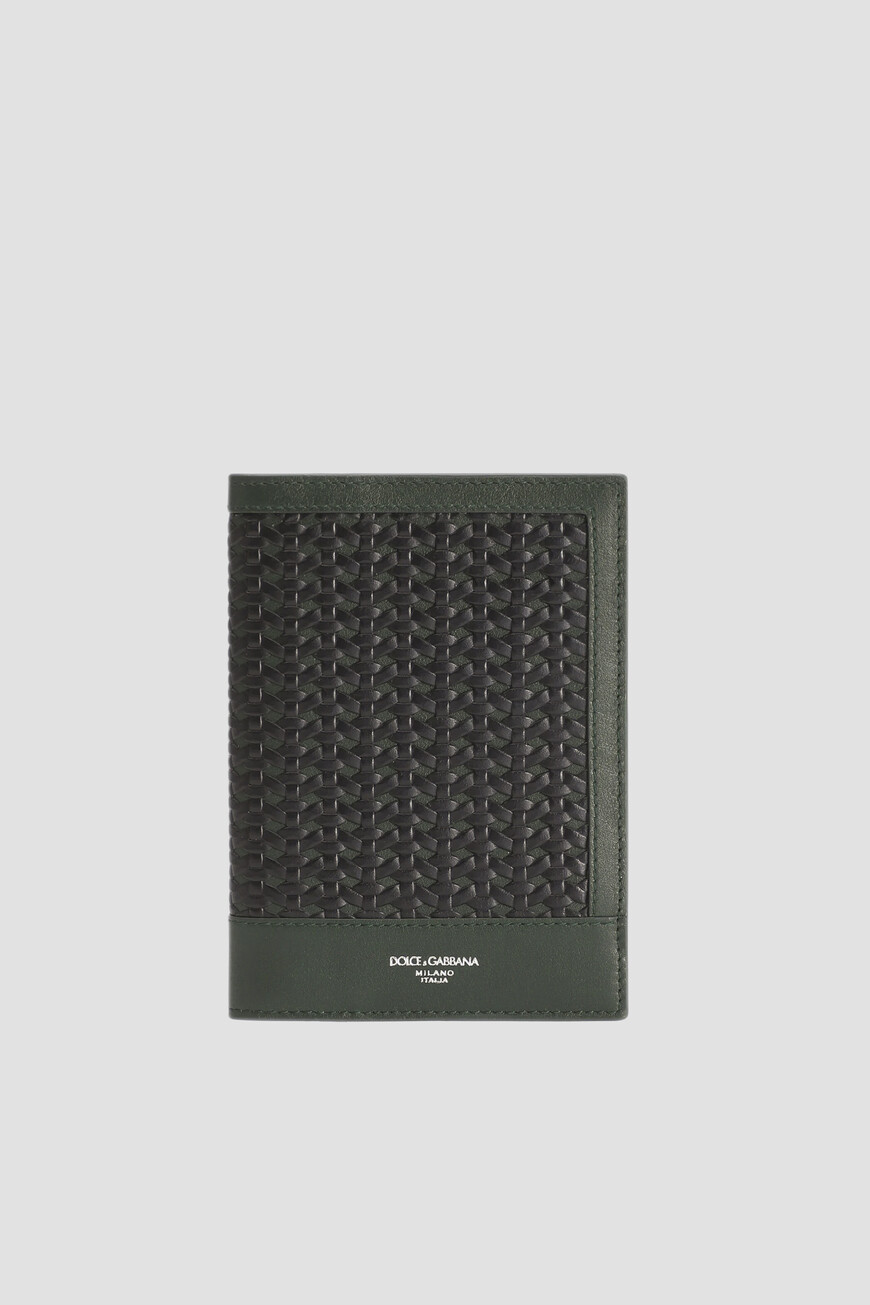 

Обложка Для Паспорта Dolce & Gabbana Из Линейки Slg Signature, Зеленый