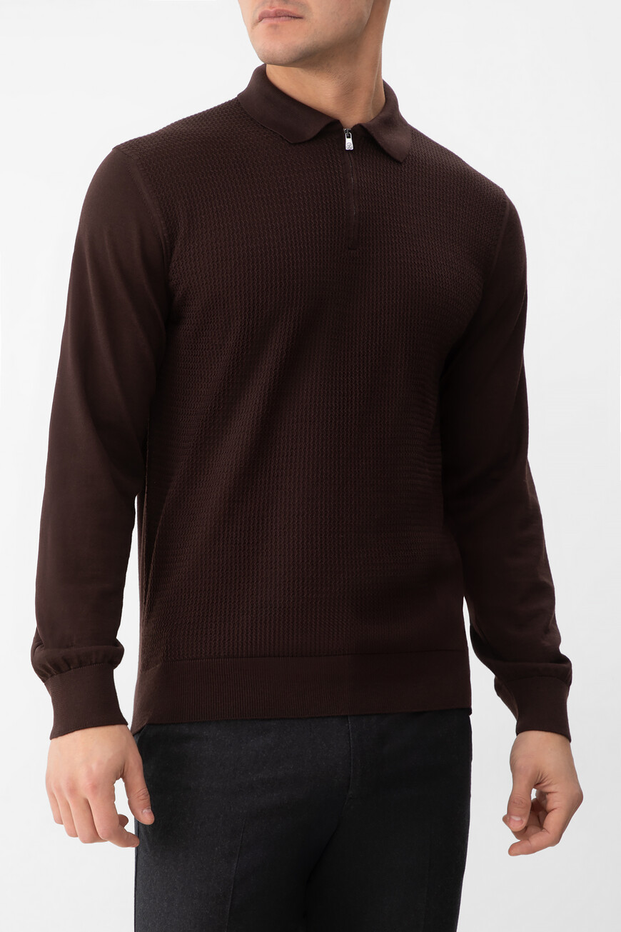 

Поло Corneliani, Коричневый