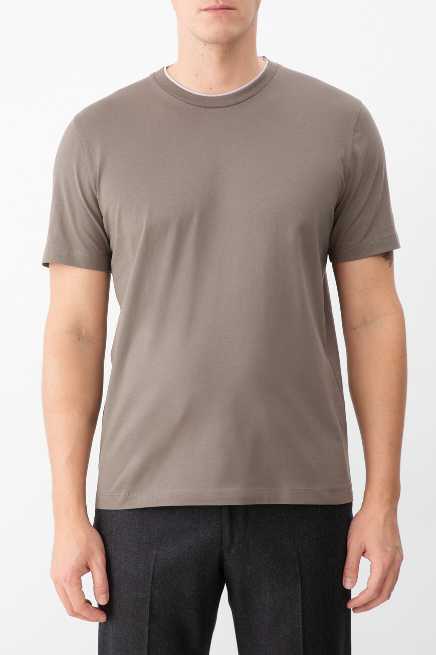 

Футболка Corneliani, Коричневый