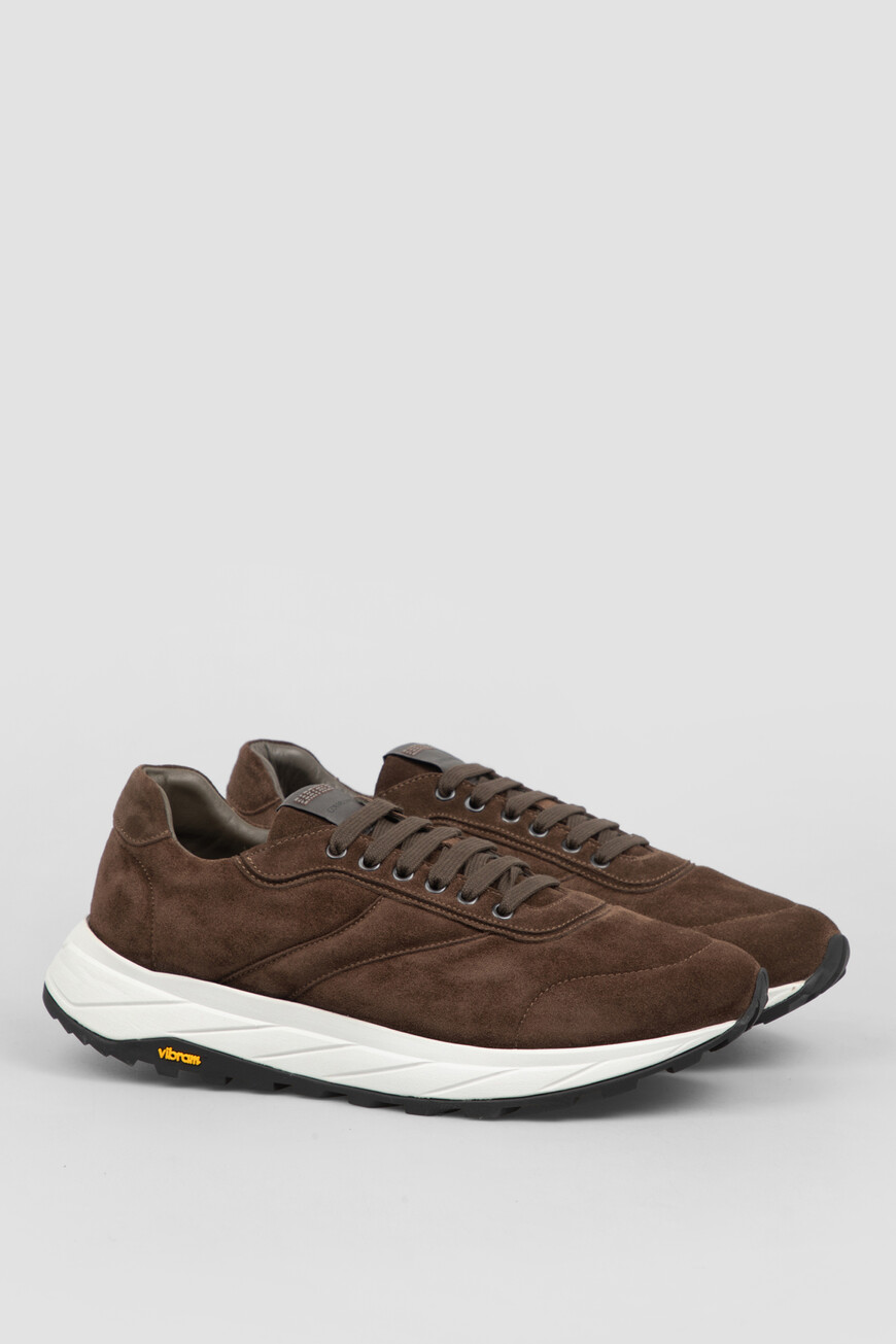 

Кроссовки Corneliani Модель Earthly, Коричневый