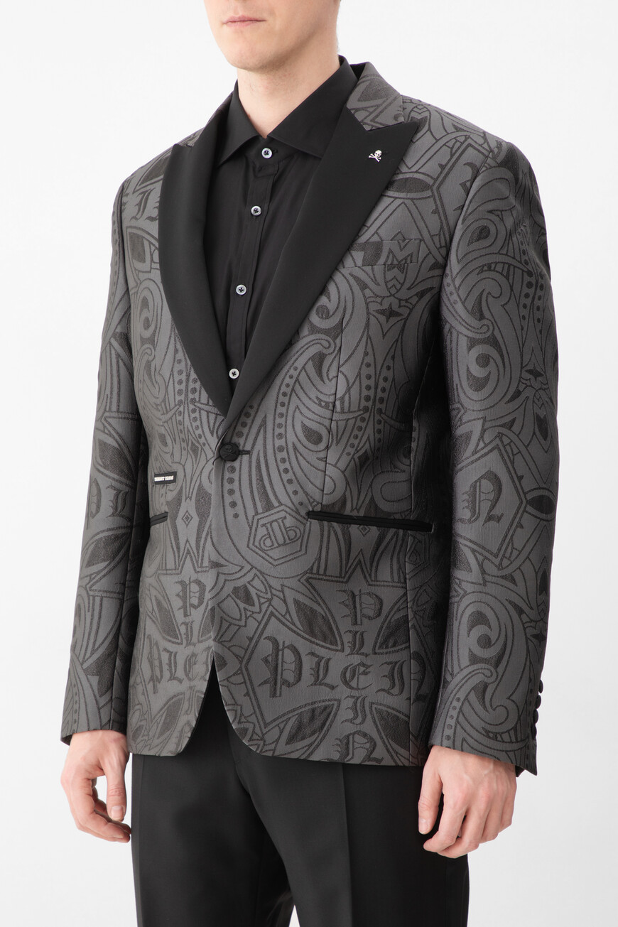 

Блейзер Philipp Plein Модель Lord Fit Gothic, Черный