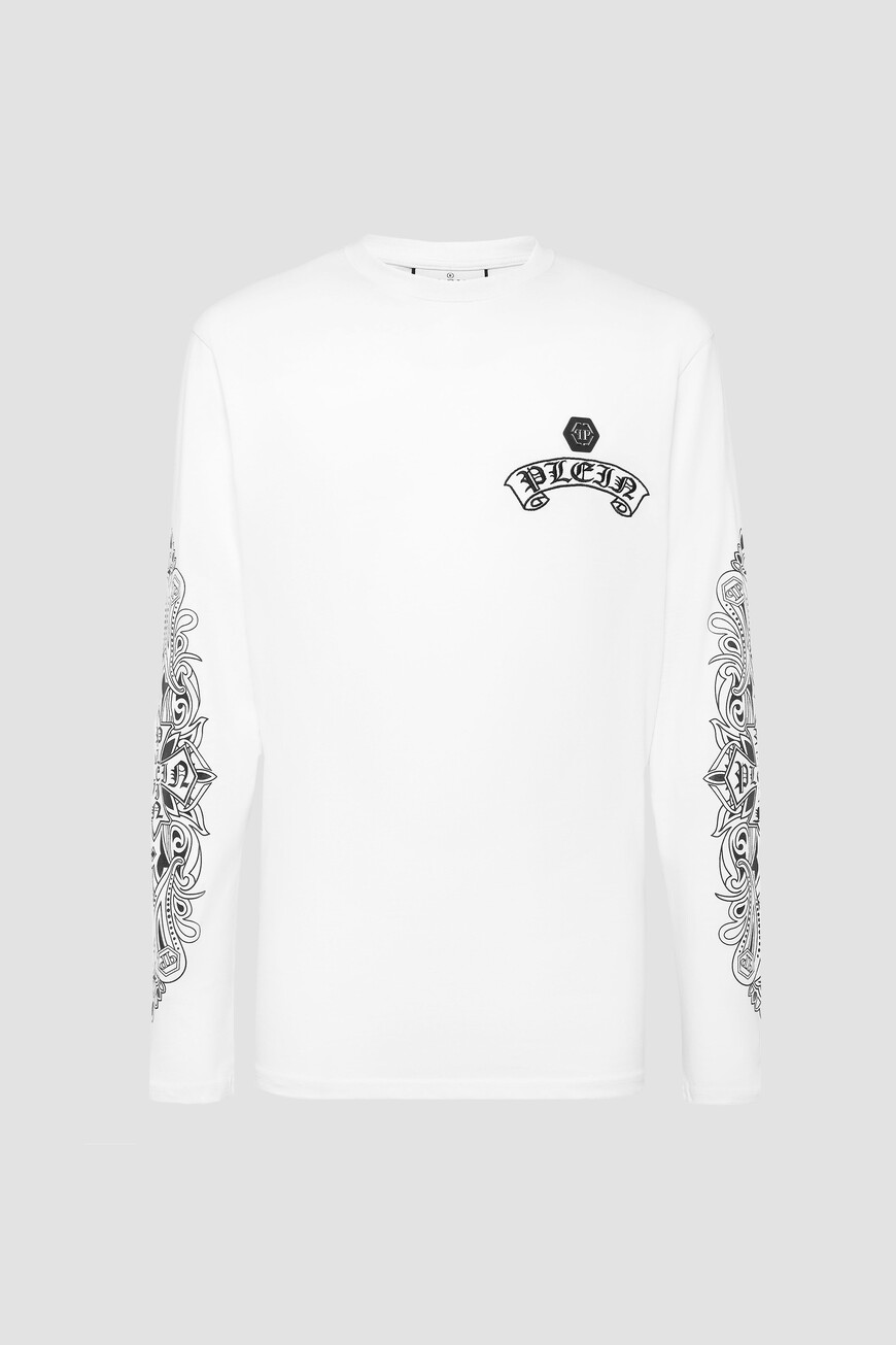 лонгслив  модель chrome crest AAEC MTK8690 PJY002N  01 со скидкой