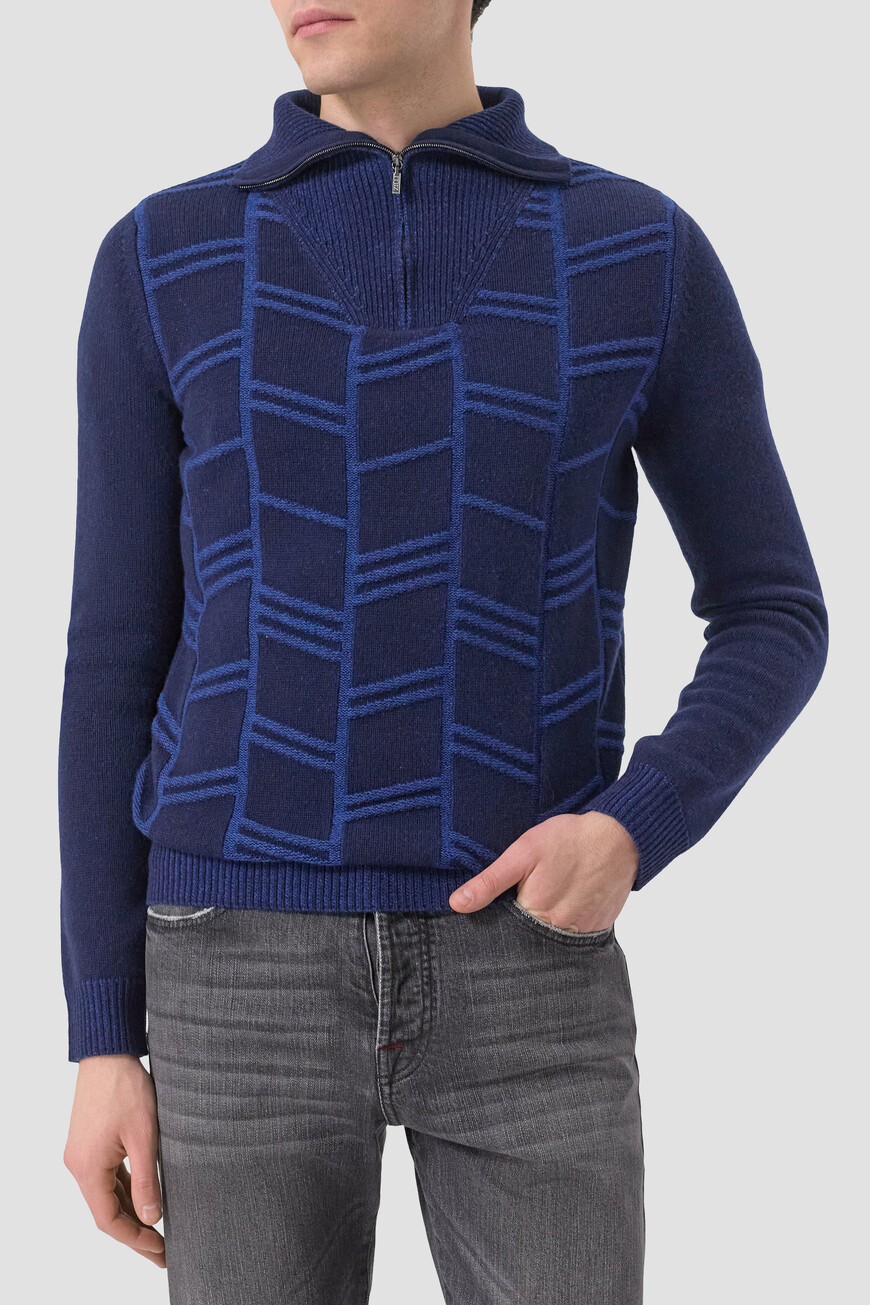 

Свитер Zilli, Синий