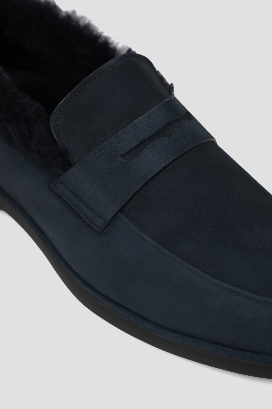 

Лоферы Zilli, Синий