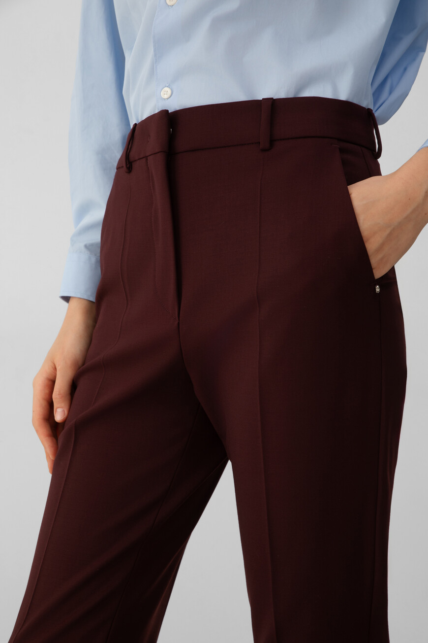 

Брюки Max Mara, Бордовый