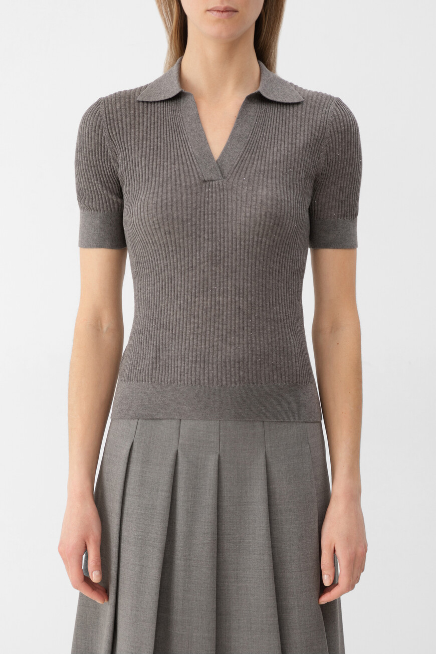 

Поло Max Mara, Серый