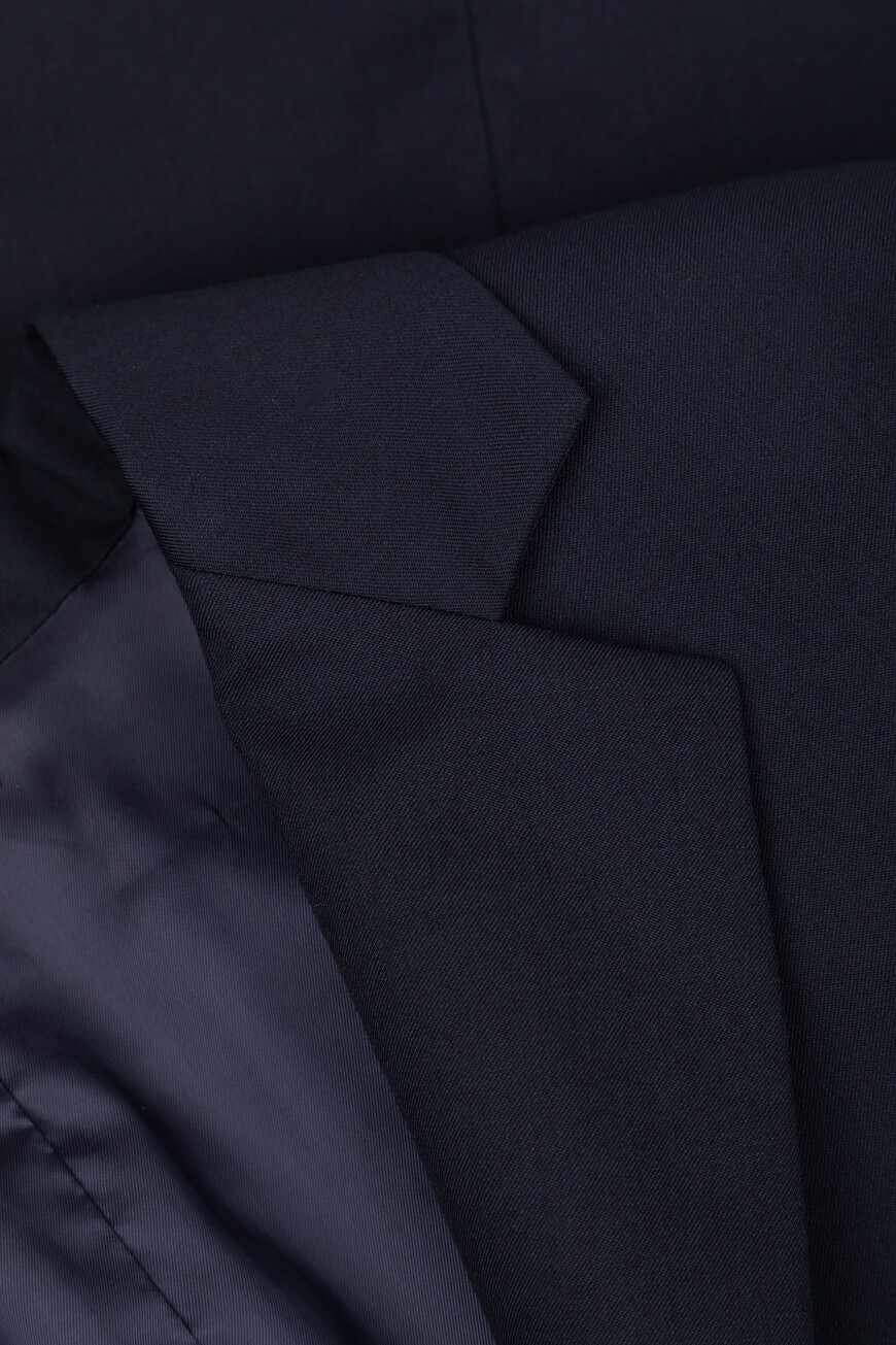 пиджак  FINE WOOL JACKET NAVY со скидкой