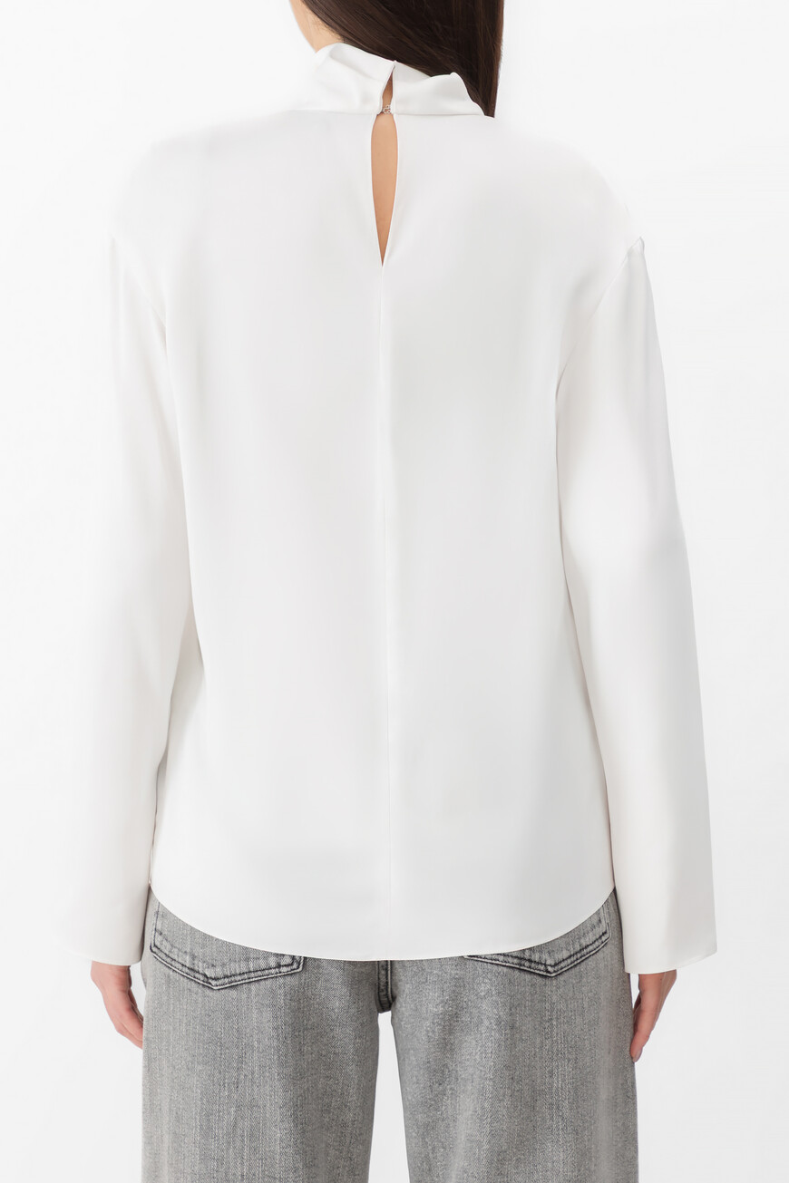 блуза  модель ornate ORNATE BLOUSE GREEN WHITE по акции