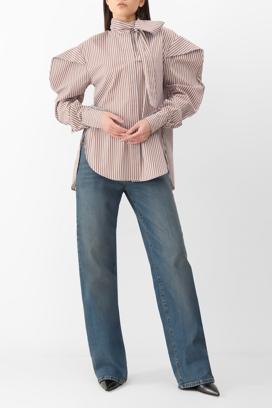 рубашка  модель empire EMPIRE BLUE SHIRT со скидкой