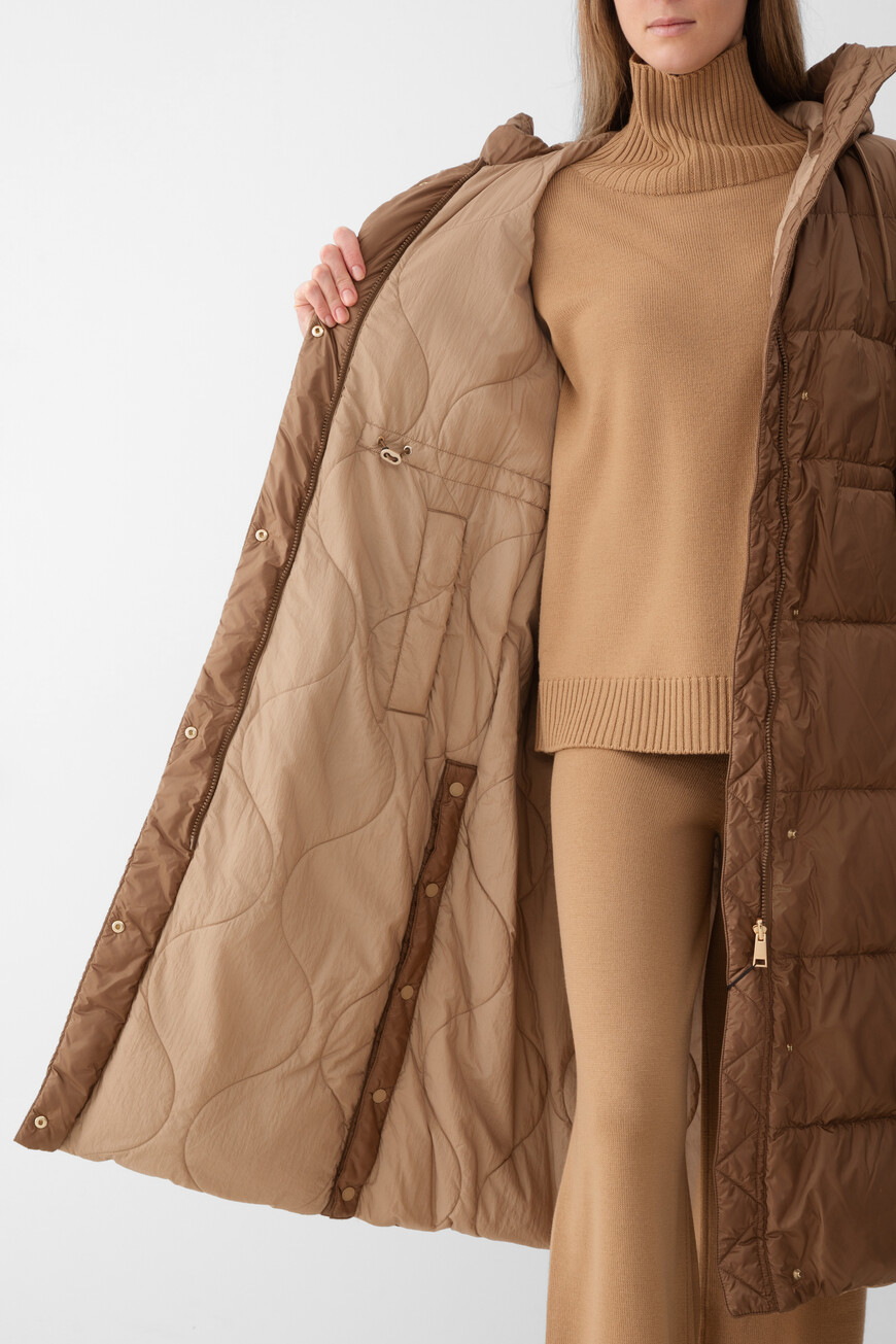 

Пуховик Max Mara, Коричневый