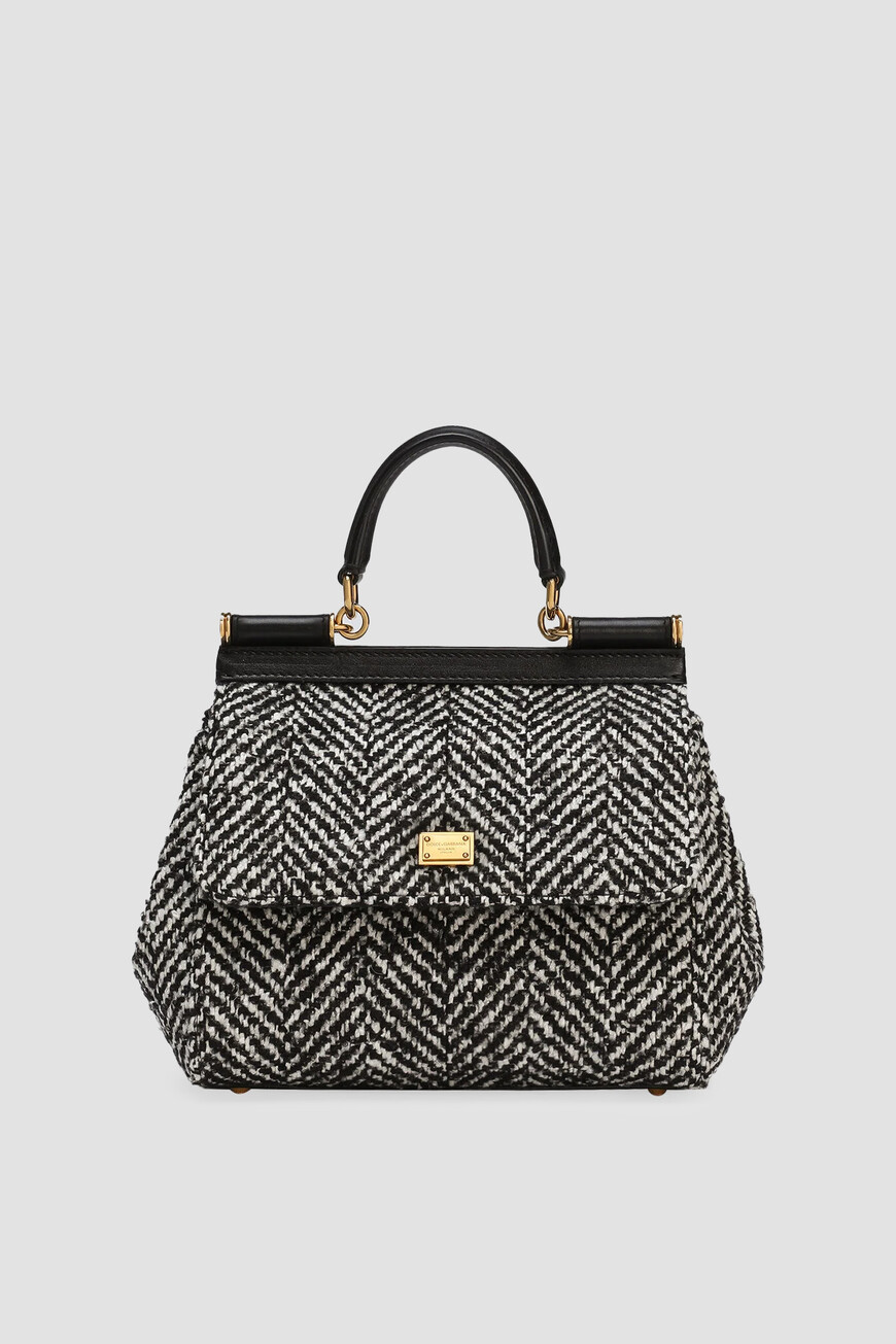 

Сумка Dolce & Gabbana Модель Sicily, Черно-белый