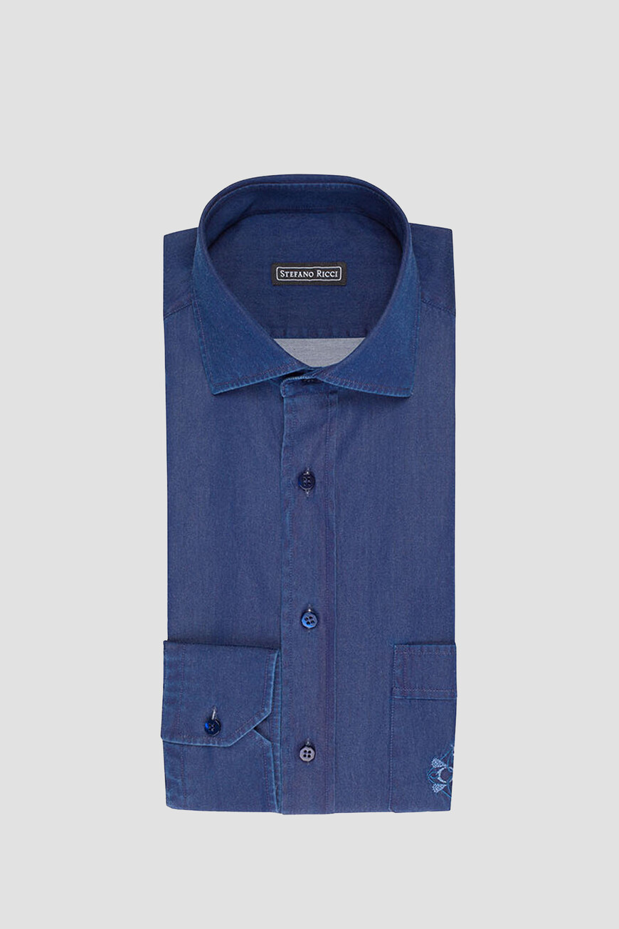 

Рубашка Stefano Ricci, Синий