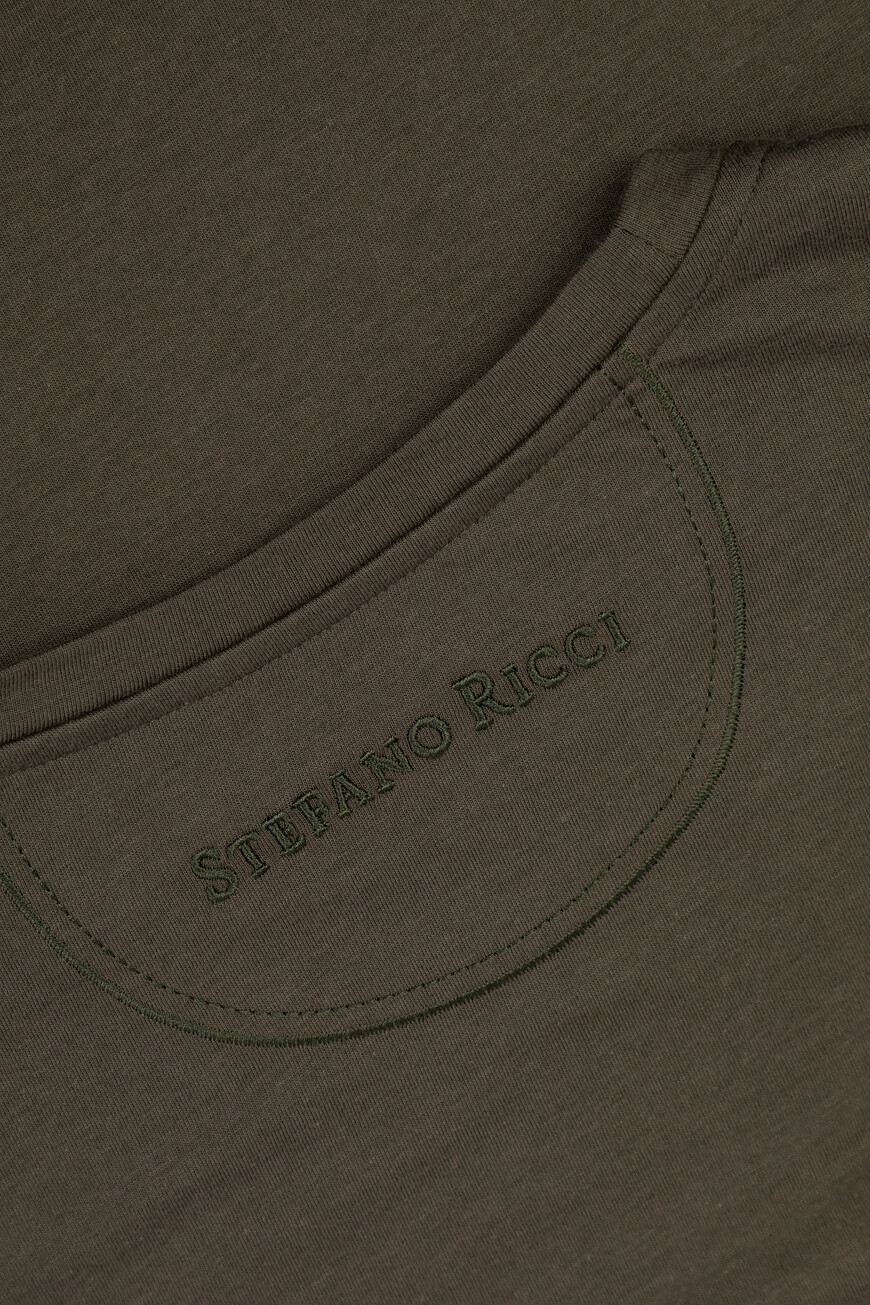 

Футболка Stefano Ricci, Хаки