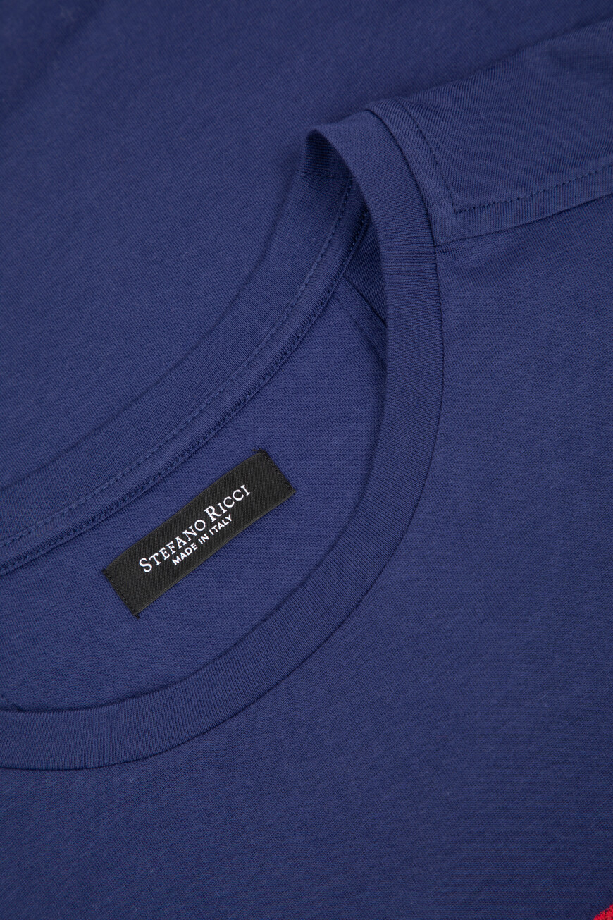

Футболка Stefano Ricci, Синий
