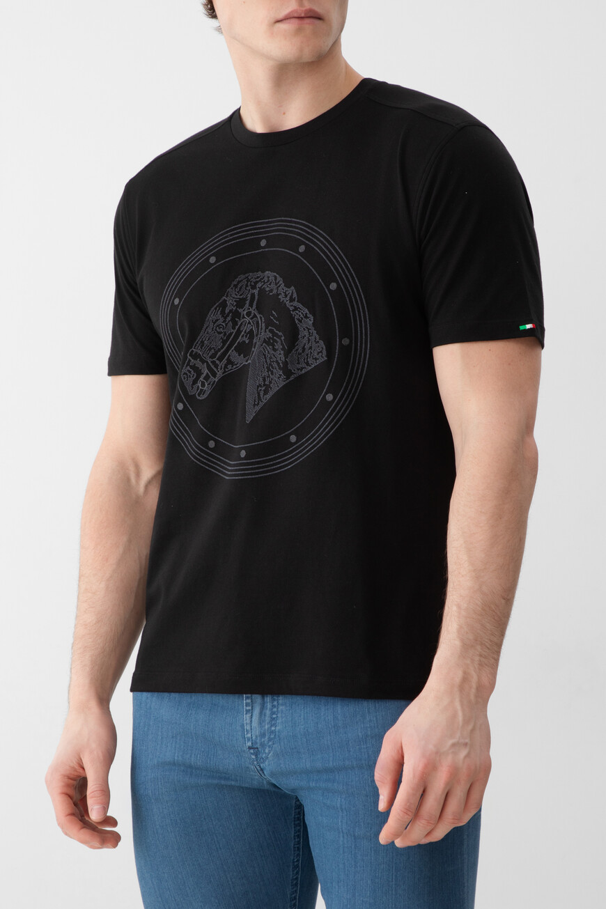 

Футболка Stefano Ricci, Черный