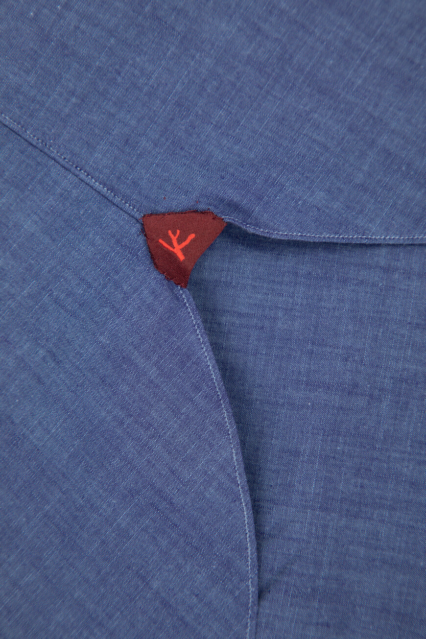 

Рубашка Isaia, Синий