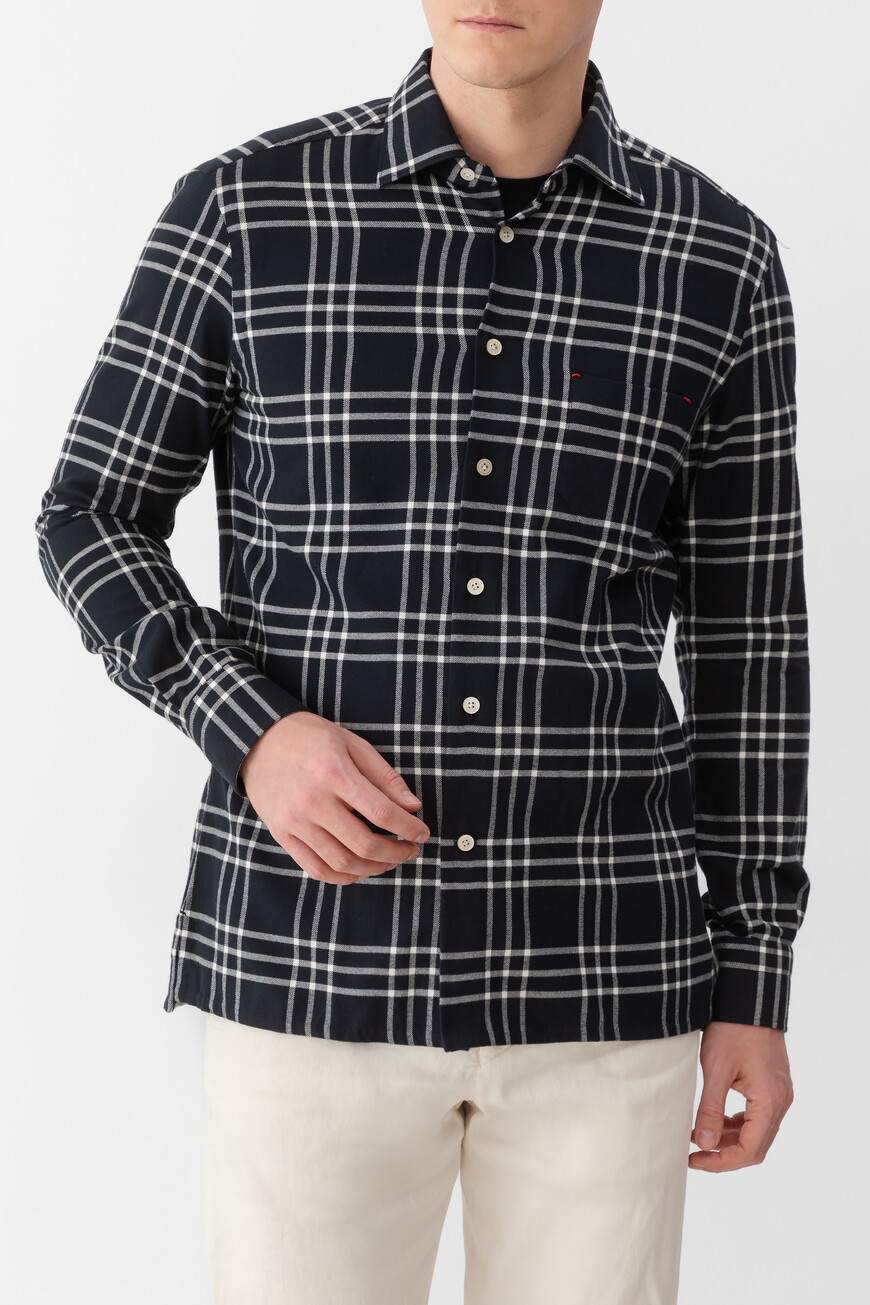 

Рубашка Kiton, Черно-белый
