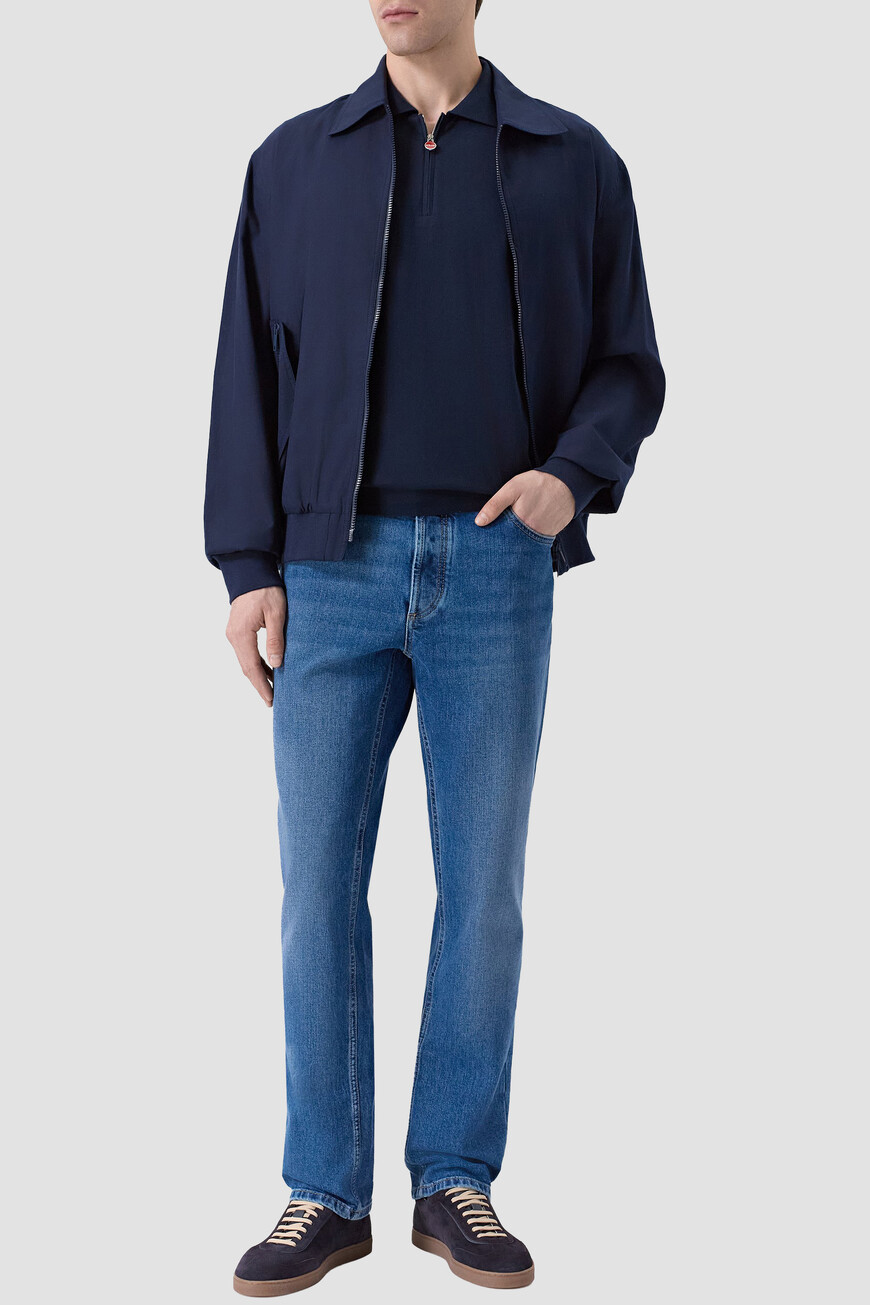 

Поло Kiton, Синий