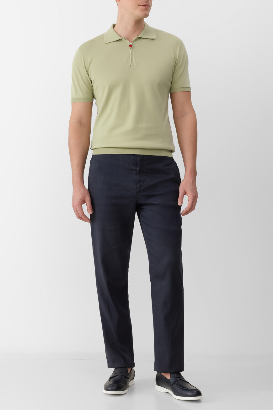 

Поло Kiton Модель Линии «Икона» (`Icon`), Зеленый