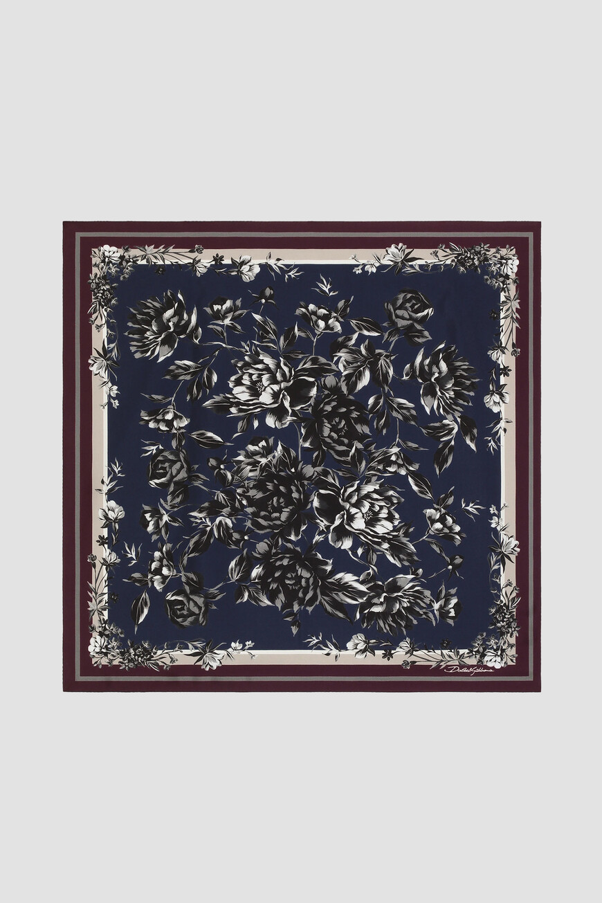 

Платок Dolce & Gabbana, Цветочный принт