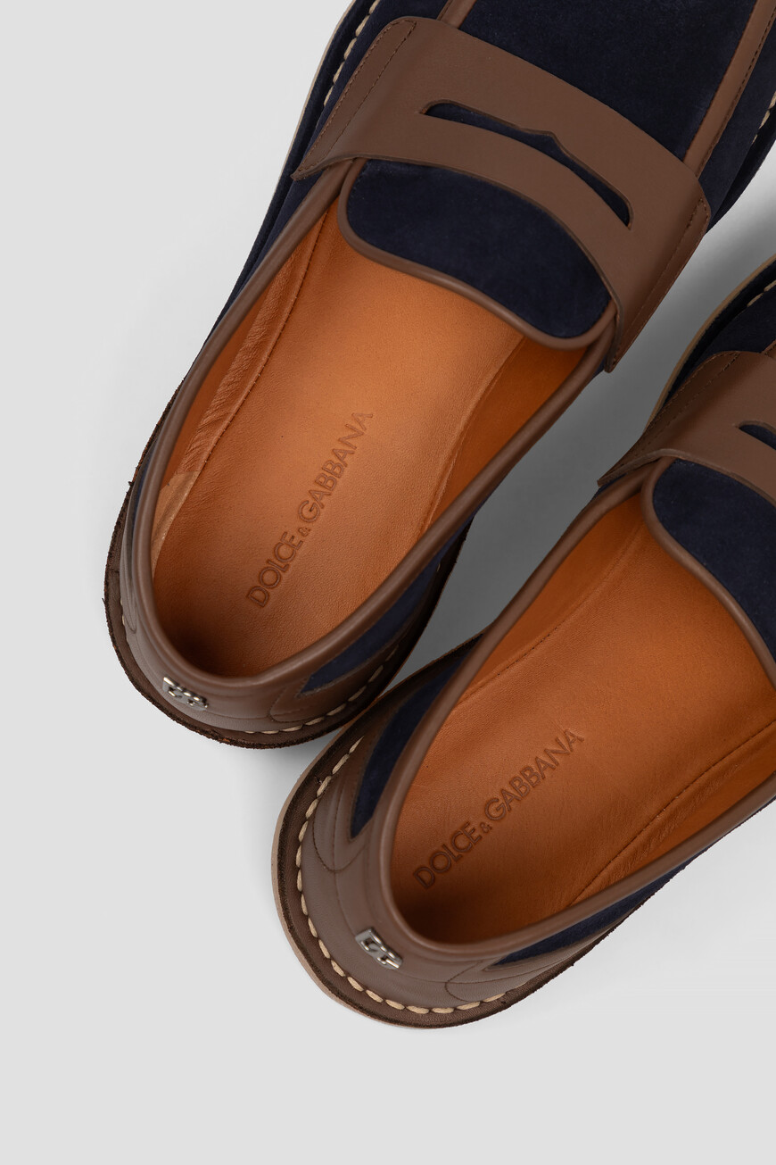 

Слиперы Dolce & Gabbana Модель Из Линейки «Идеальный Флорио» (`Florio Ideal`), Синий