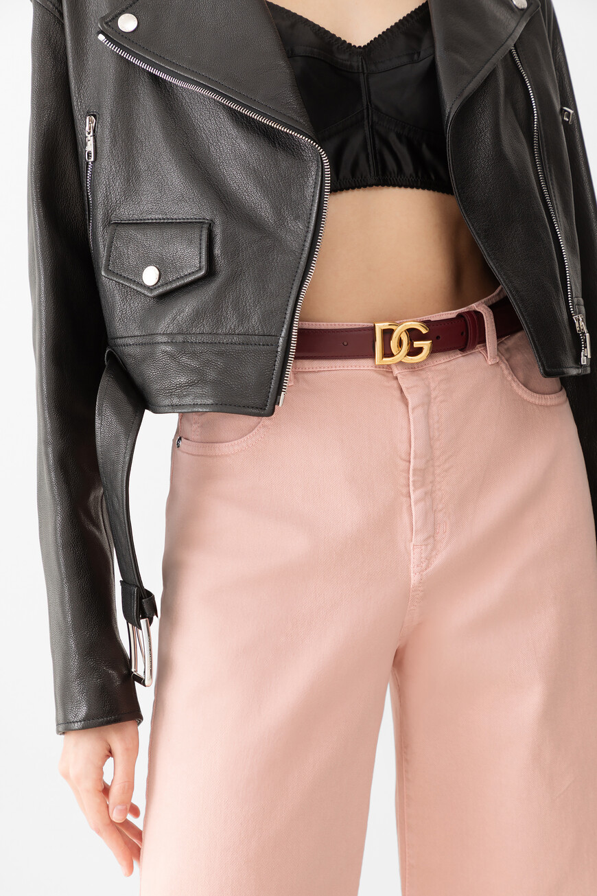 

Pемень Dolce & Gabbana, Бордовый