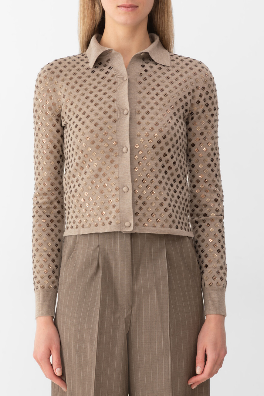 

Кардиган Max Mara, Коричневый