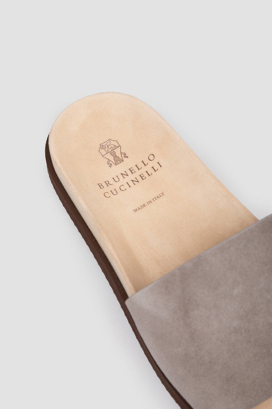 

Шлепанцы Brunello Cucinelli, Серый