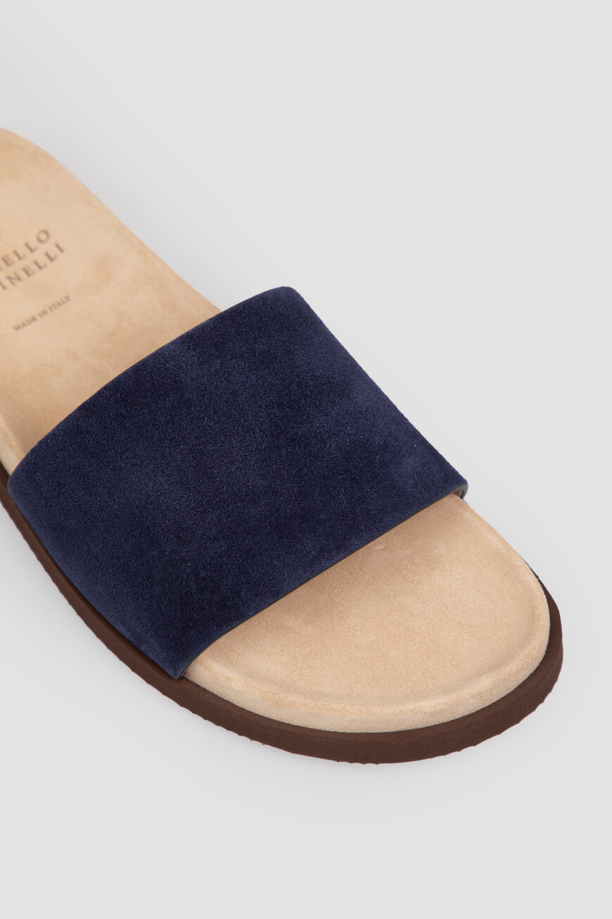 

Шлепанцы Brunello Cucinelli, Синий