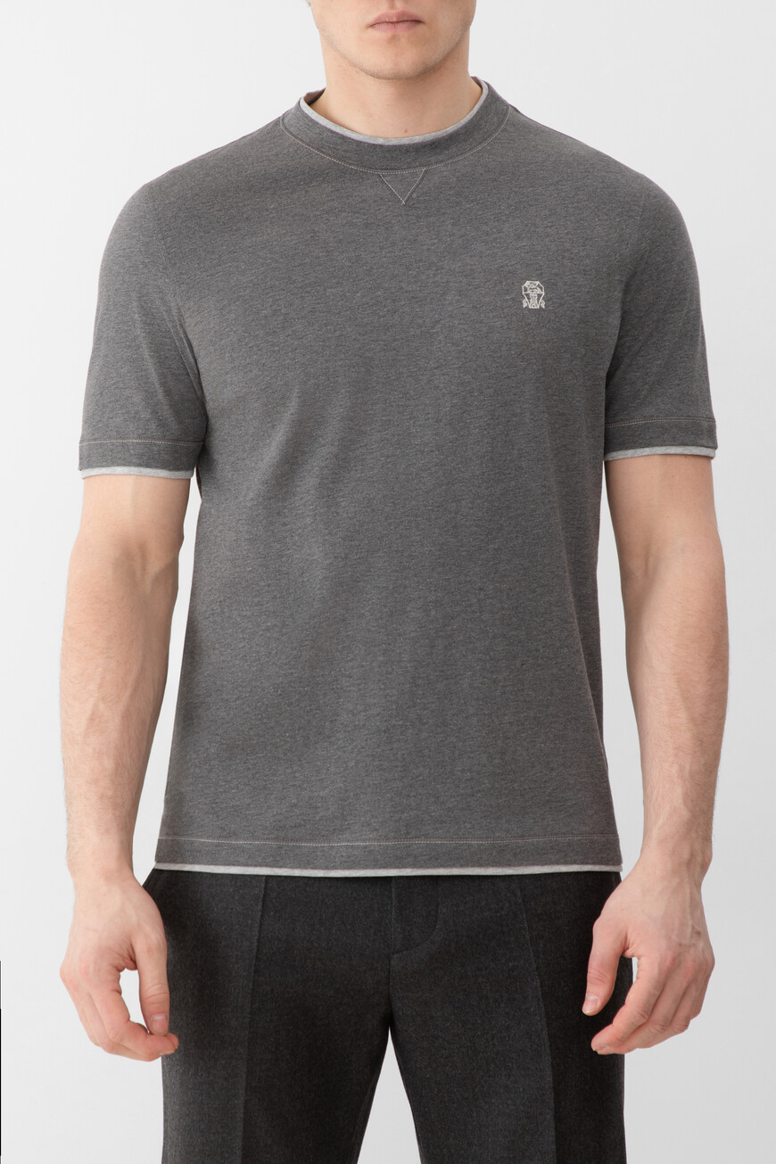 

Футболка Brunello Cucinelli Модель Из Капсульной Коллекции, Серый