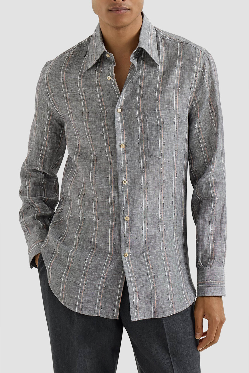 

Рубашка Brunello Cucinelli, Полоска