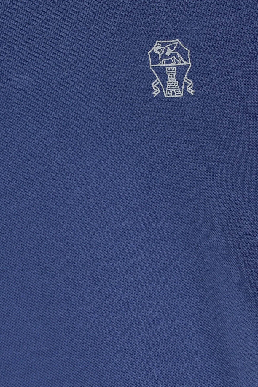 

Поло Brunello Cucinelli, Синий