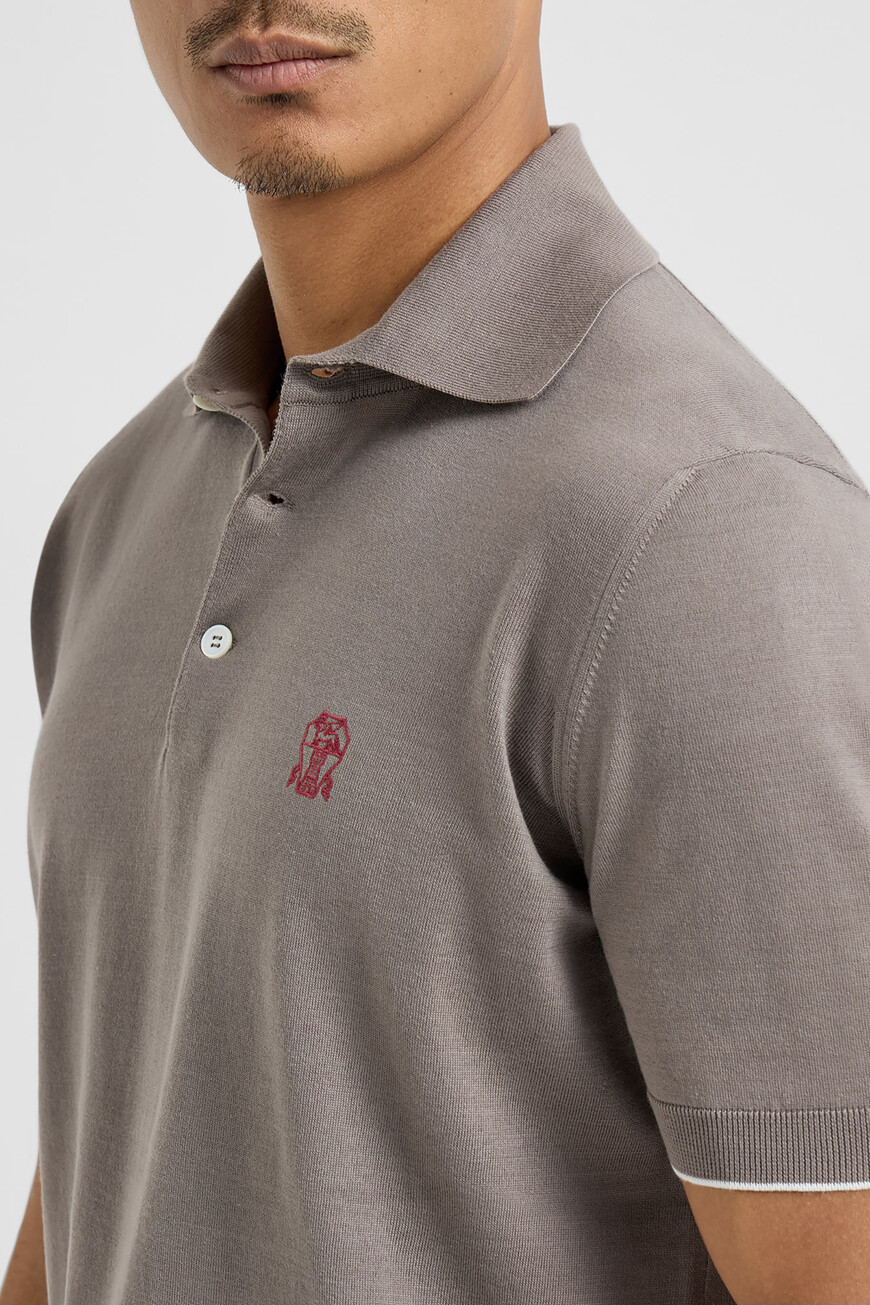 

Поло Brunello Cucinelli, Коричневый