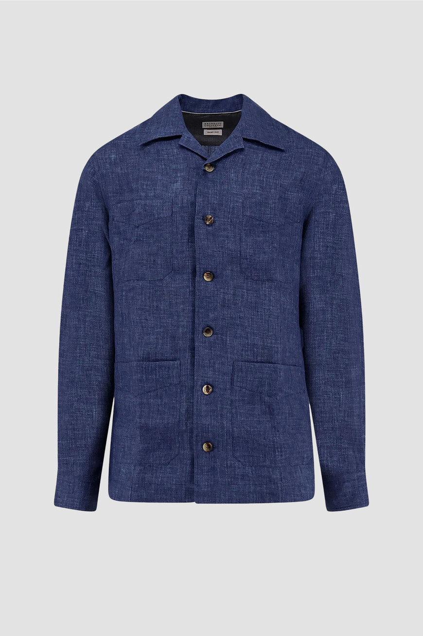 

Рубашка Brunello Cucinelli, Синий