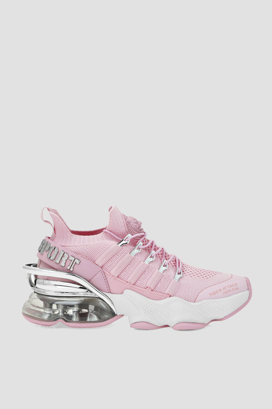 

Кроссовки Plein Sport Модель «Атака Тигра» Gen. X.04, Розовый