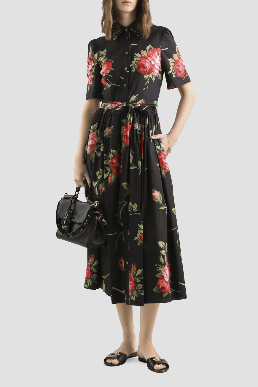

Платье Dolce & Gabbana, Цветочный принт