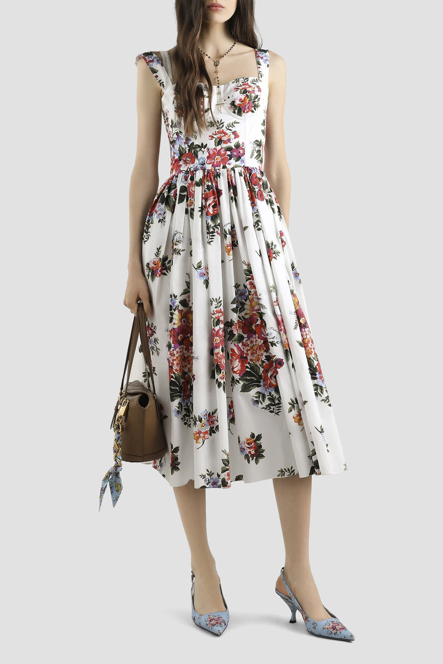 

Платье Dolce & Gabbana, Цветочный принт