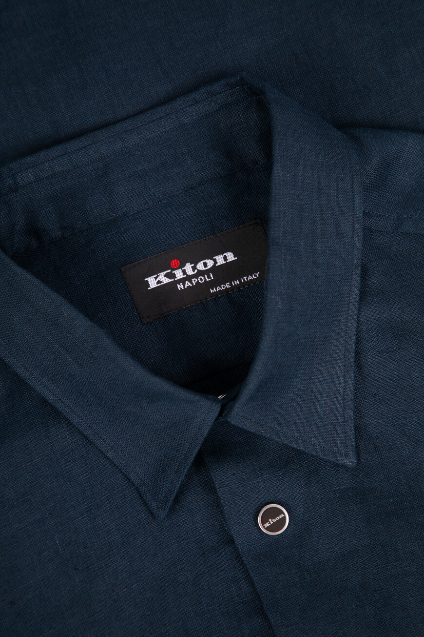

Рубашка Kiton, Синий