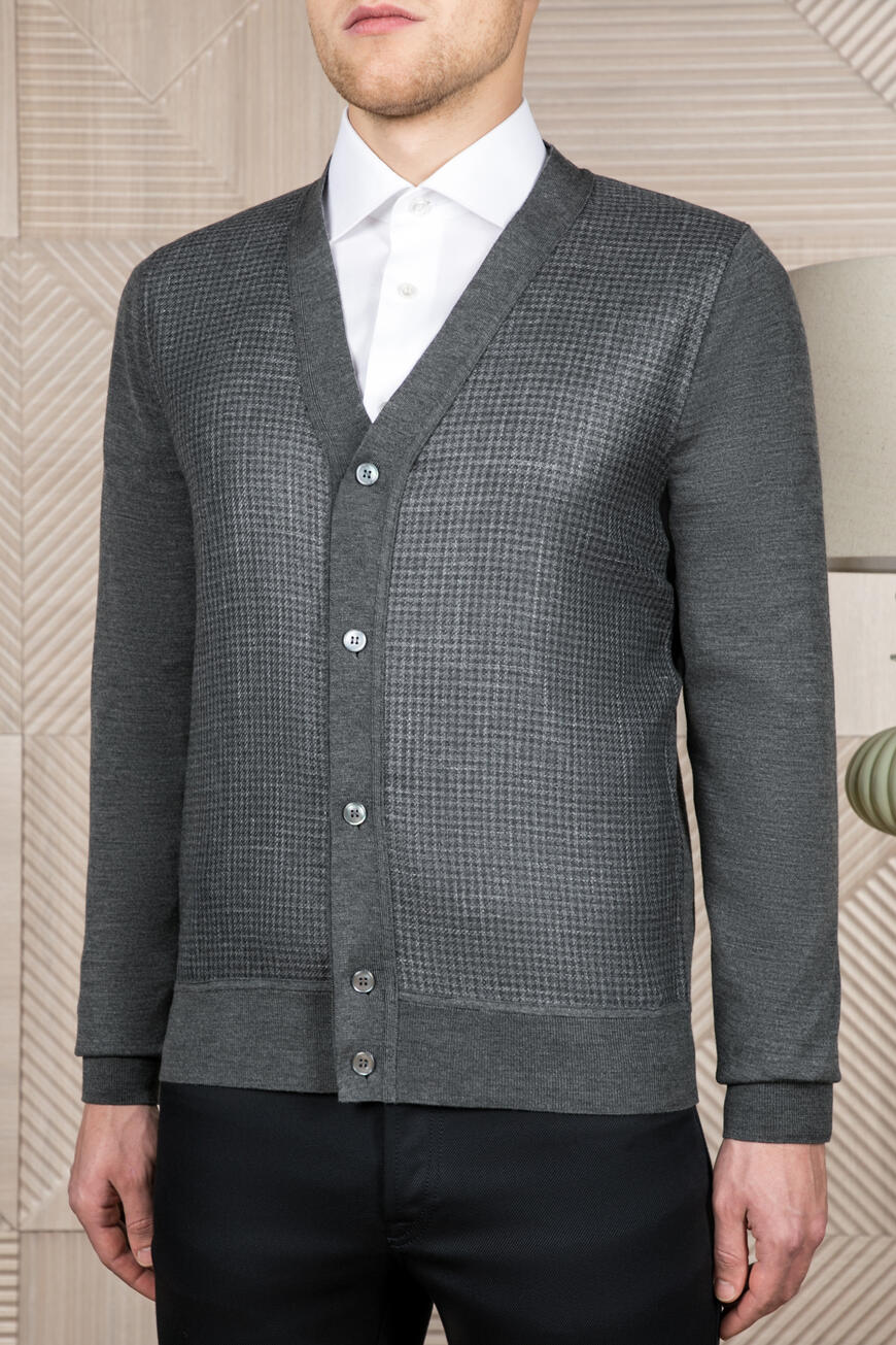 

Кардиган Brioni, Т.серый