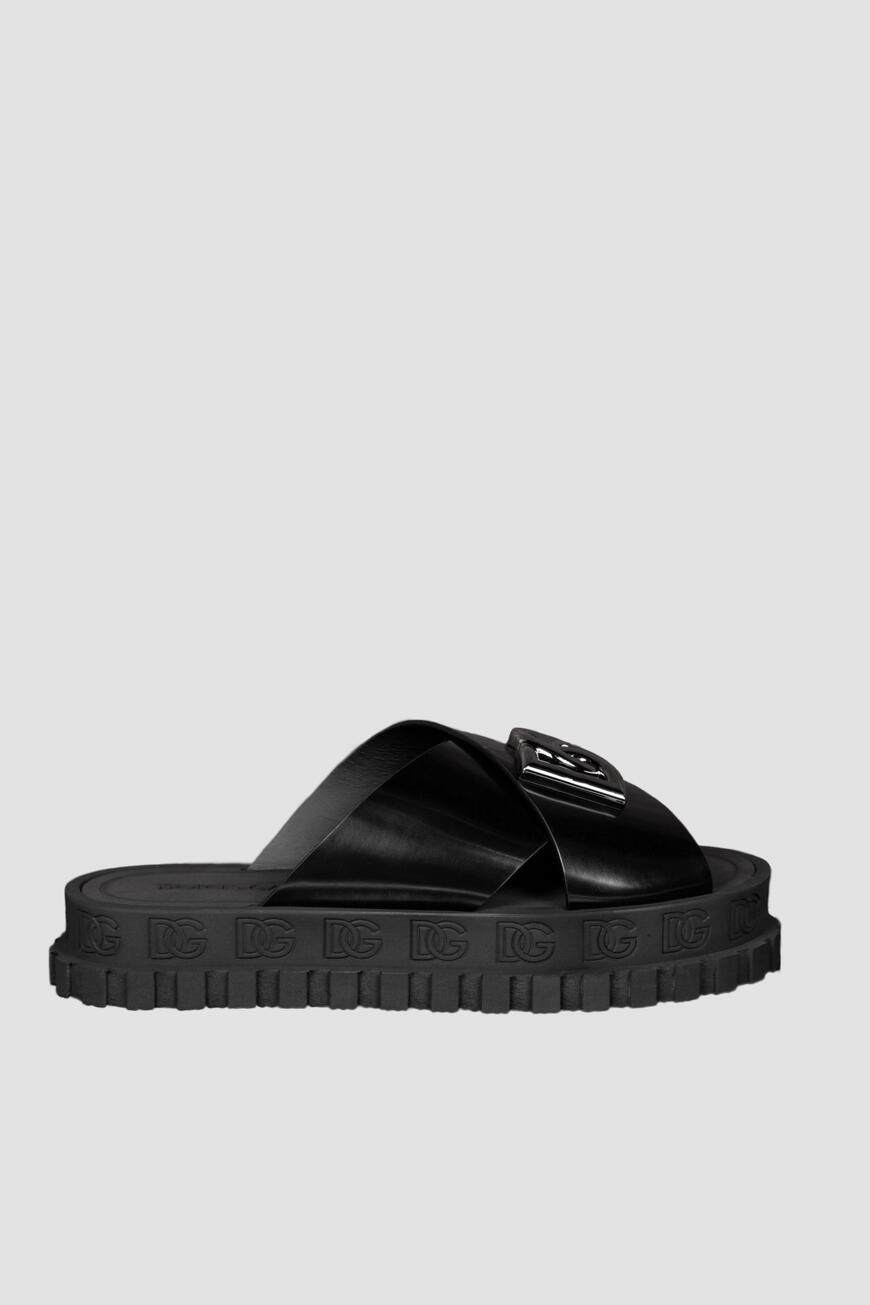 

Шлепанцы Dolce & Gabbana Модель Линии Saturno, Черный