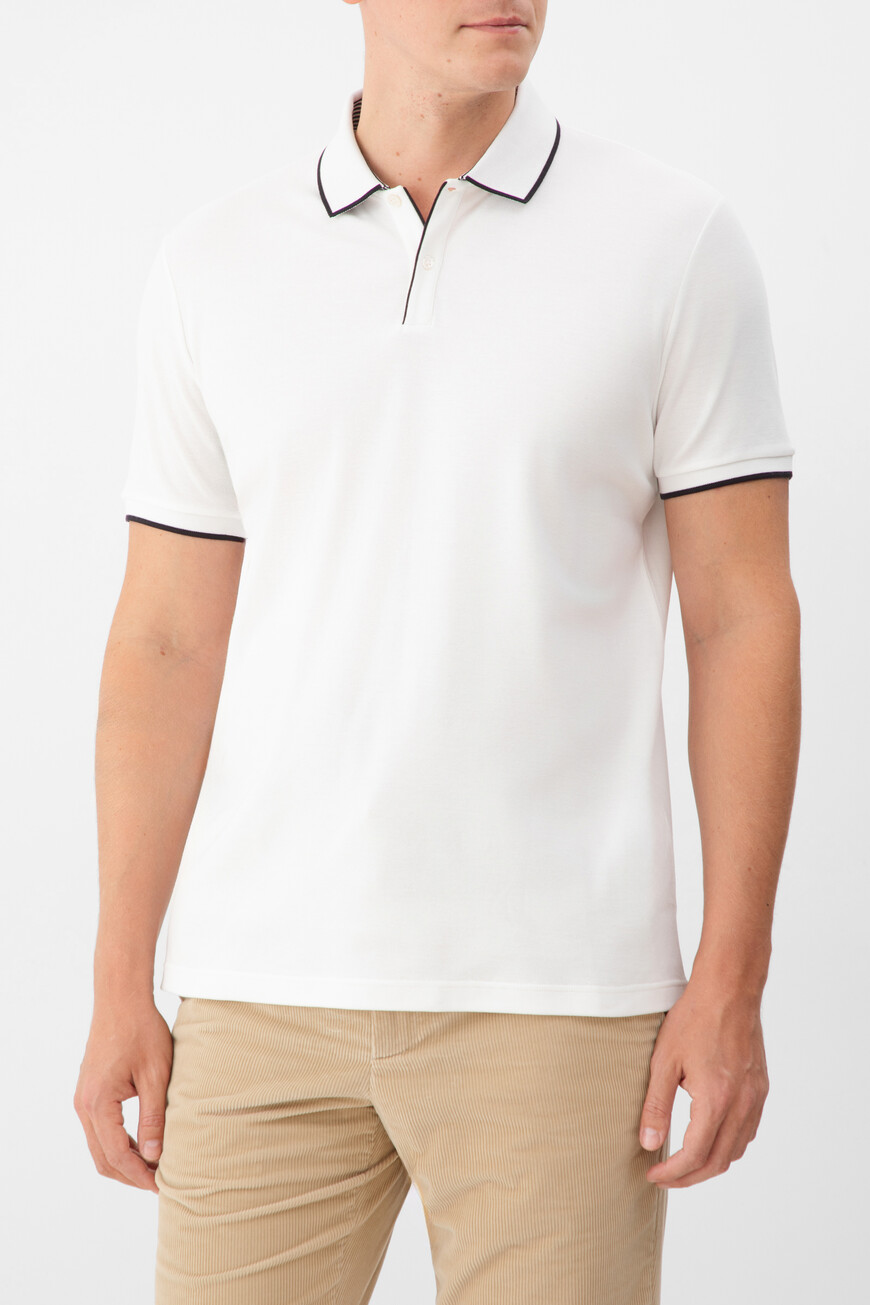 

Поло Loro Piana Модель Brentwood, Белый