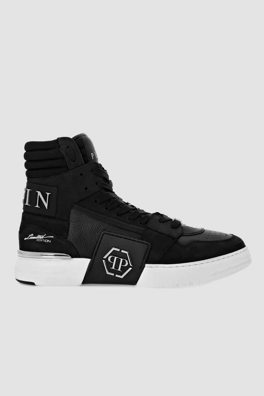

Сникеры Philipp Plein Модель Hi-Top, Черный
