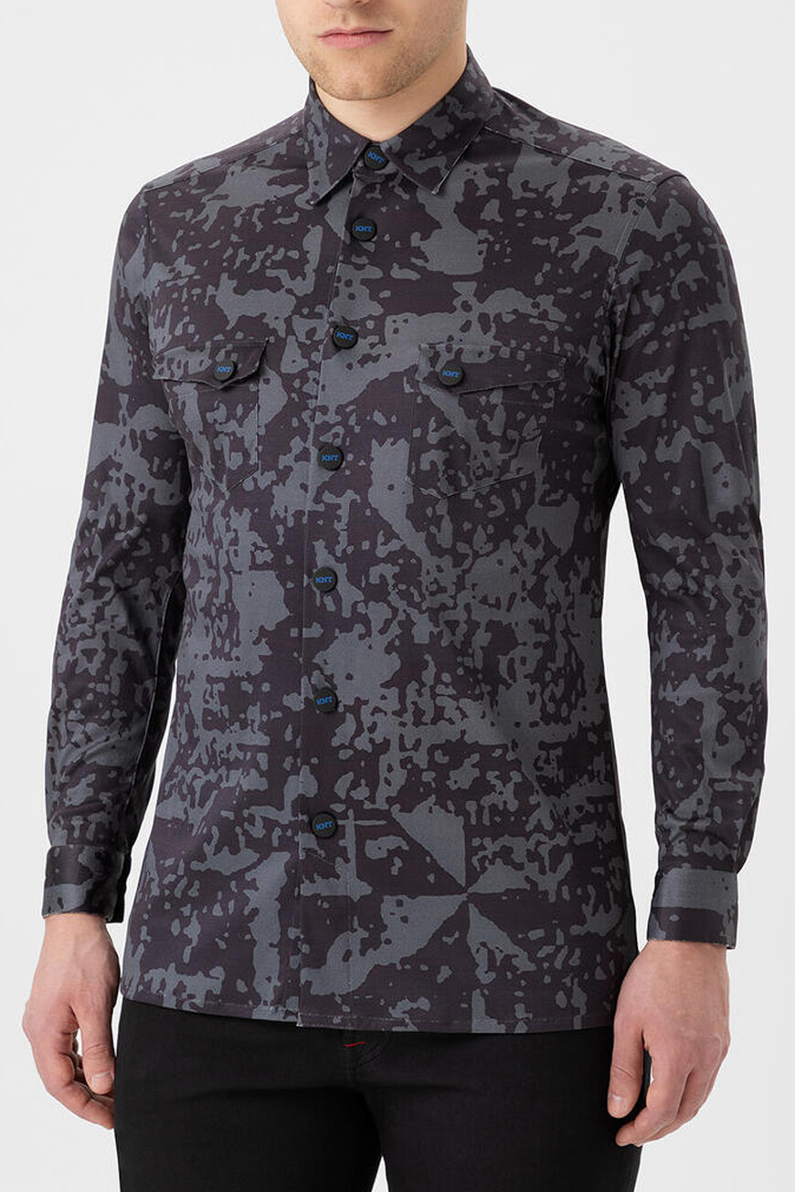 

Рубашка Kiton, Серый