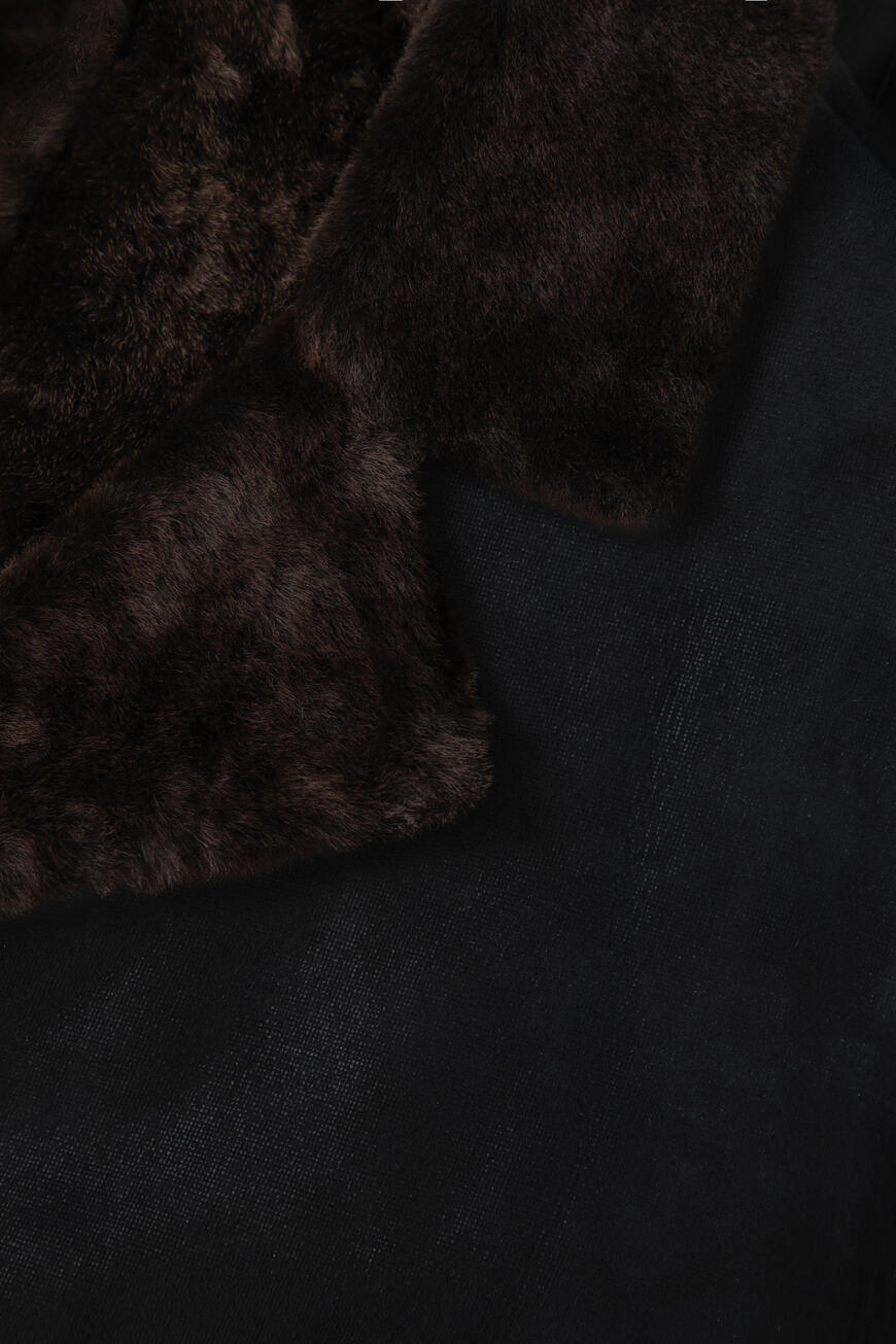 дубленка jennie`s из испании вид сбоку