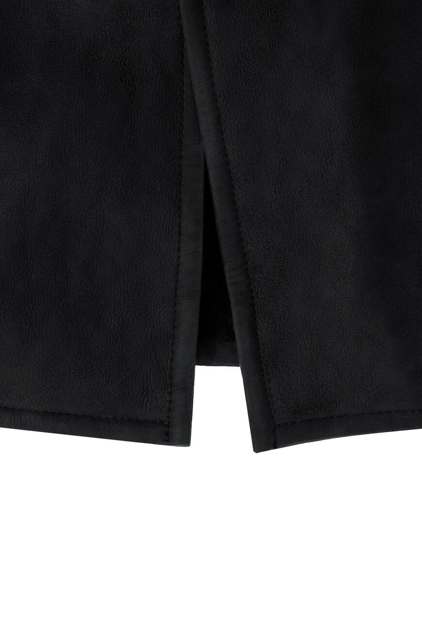 дубленка jennie`s из замши спереди