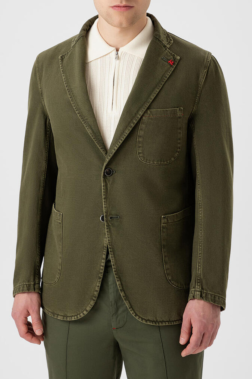 

Пиджак Isaia, Зеленый