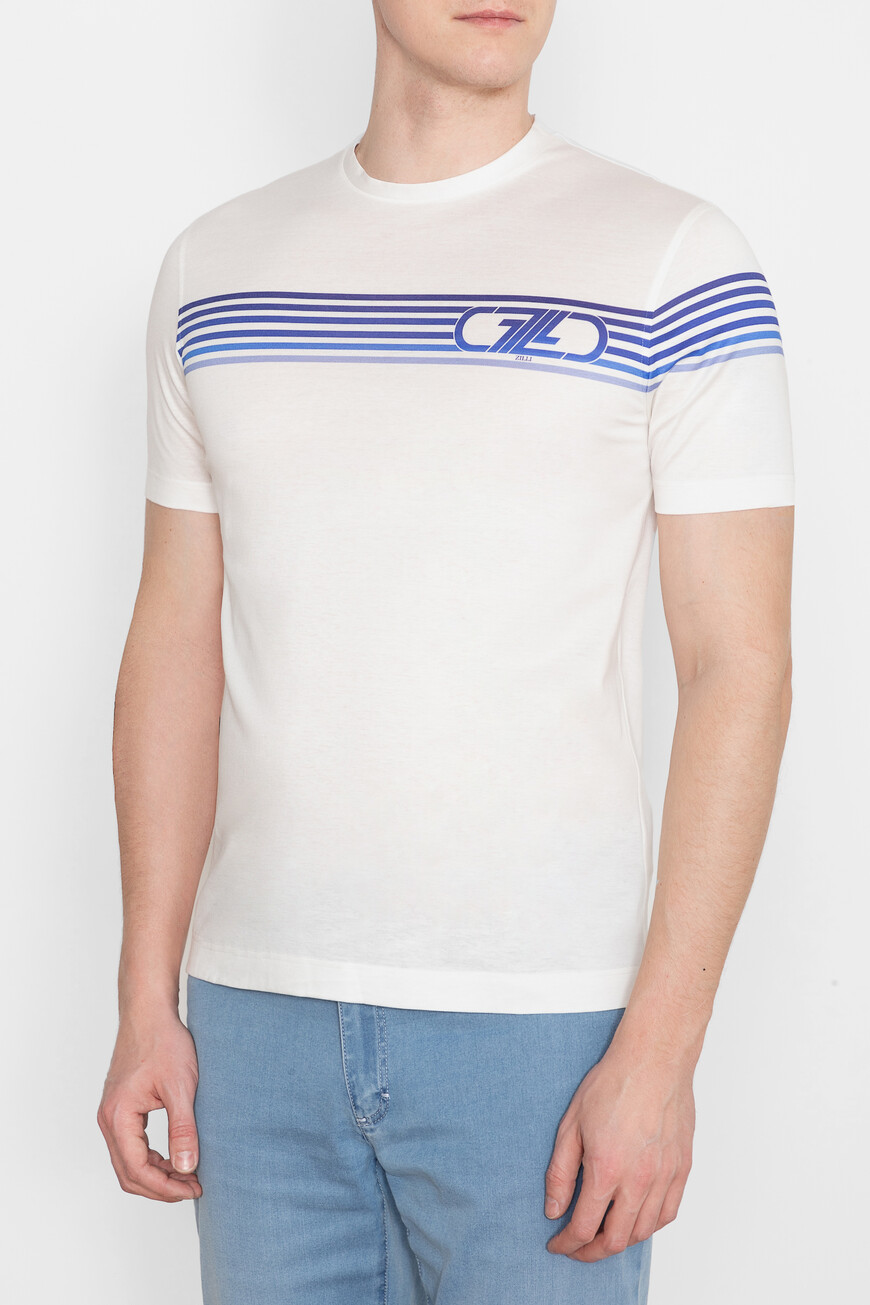 

Футболка Zilli, Белый/синий