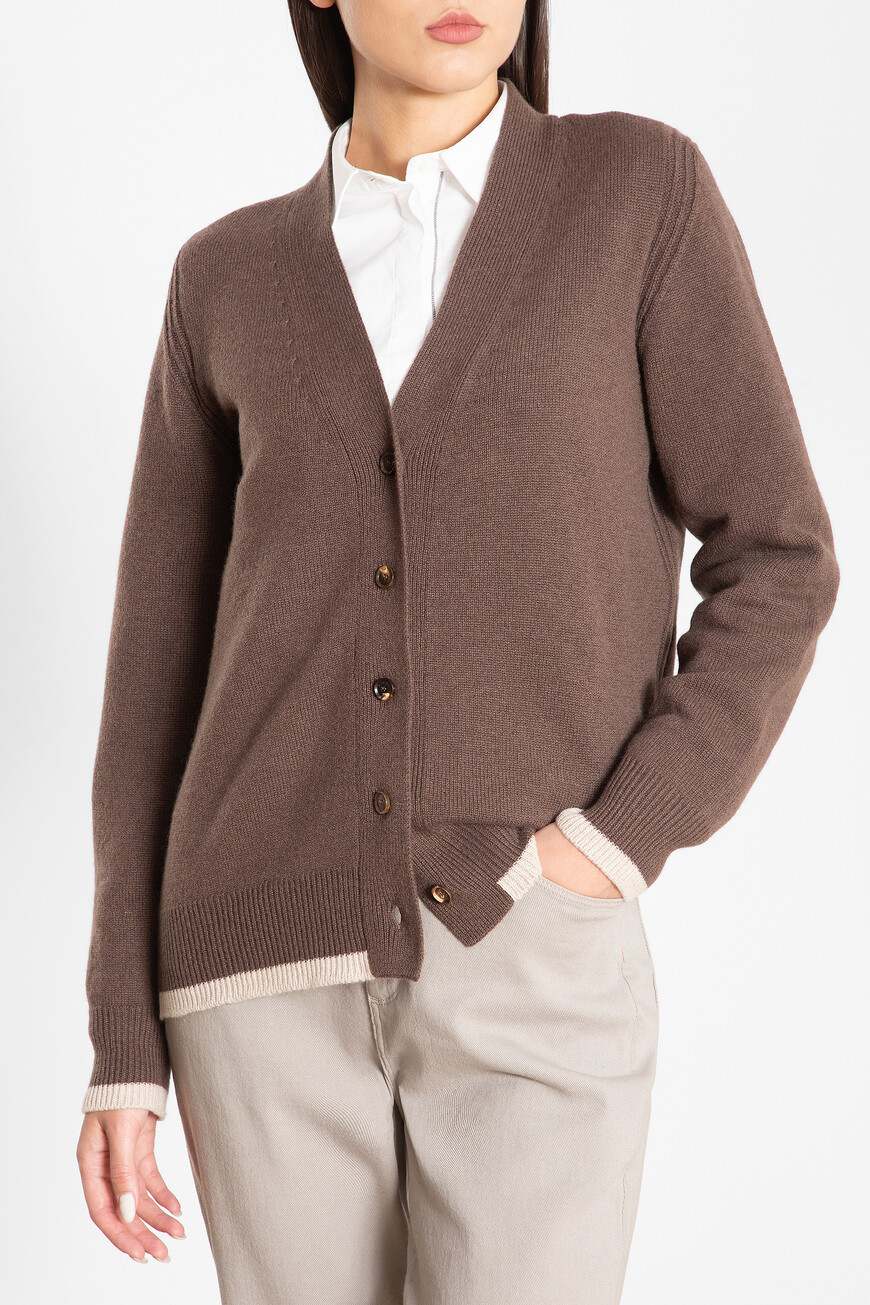 

Кардиган Kiton, Коричневый