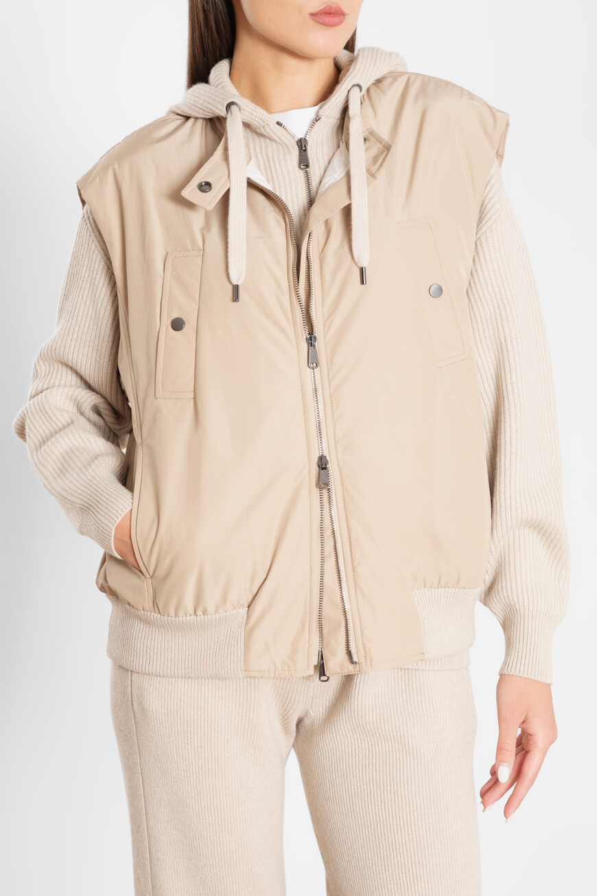 

Комплект Из Кардигана И Жилета Brunello Cucinelli, Серый